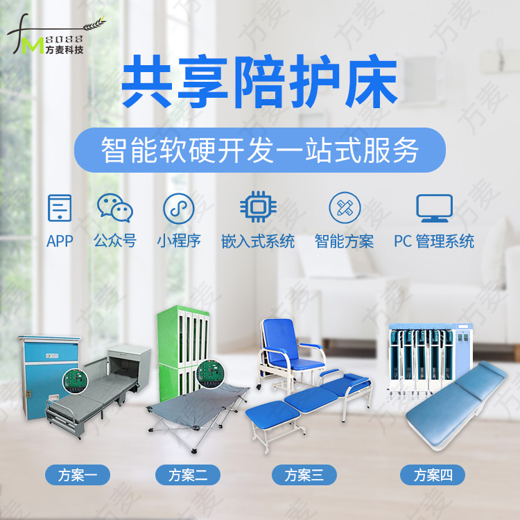 新型共享陪护床软硬件...